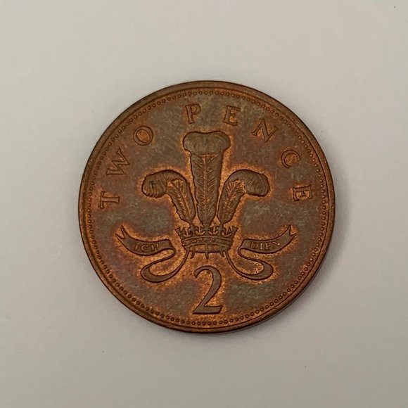 Two Pence Coin - 1994 - United Kingdom UK 2p - Queen Elizabeth II - KM# 936a - Picture 1 of 4